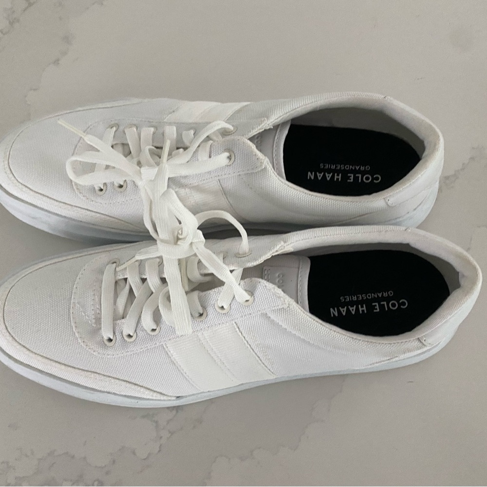 Cole Haan White Minimalist Sneakers